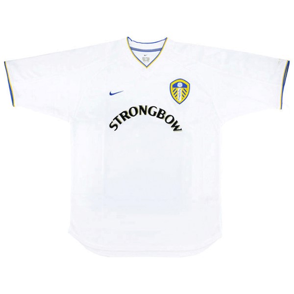 Tailandia Camiseta Leeds United 1st Retro 2000 2002 Blanco